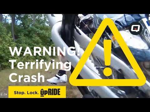 Terrifying Crash | Caught on the Cycliq Fly6